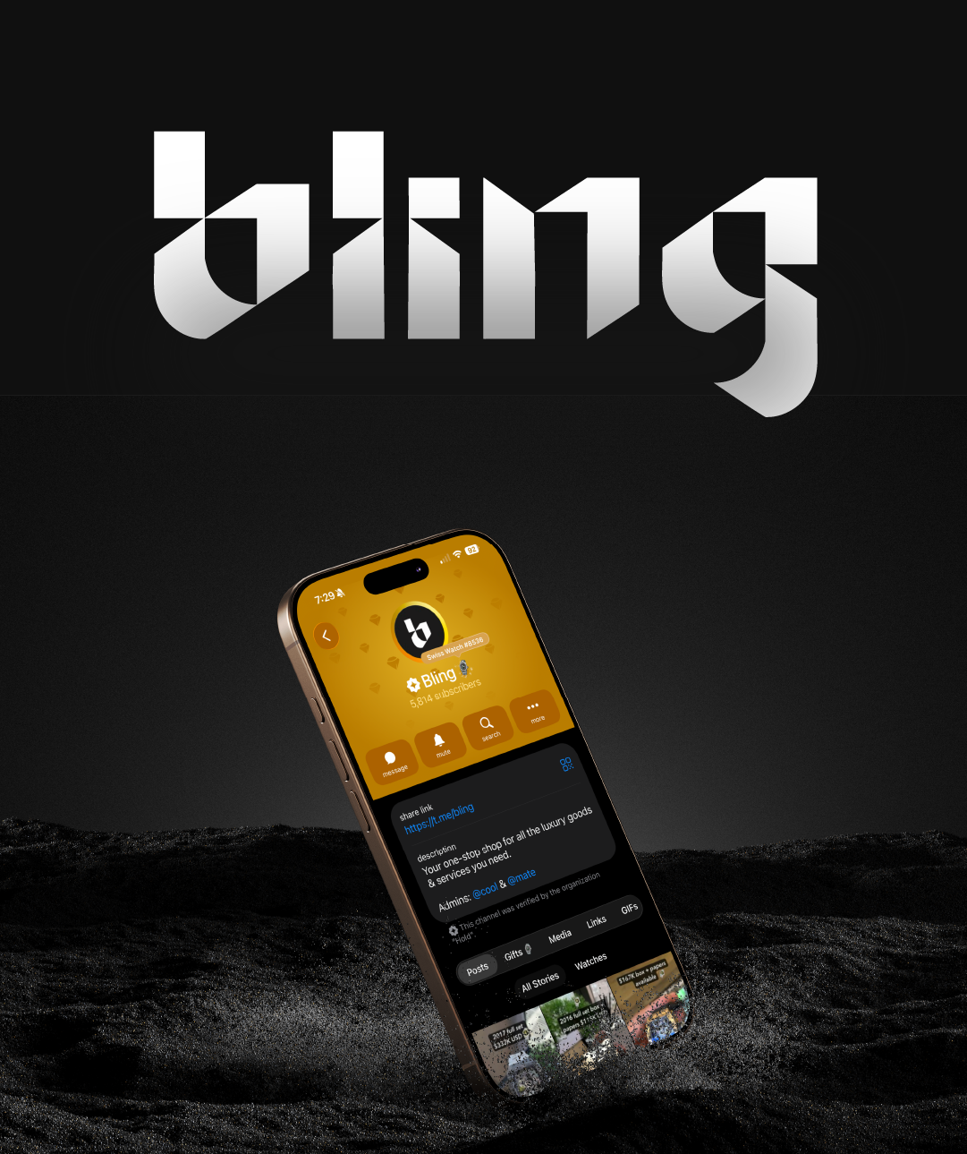 Bling — Brand identity