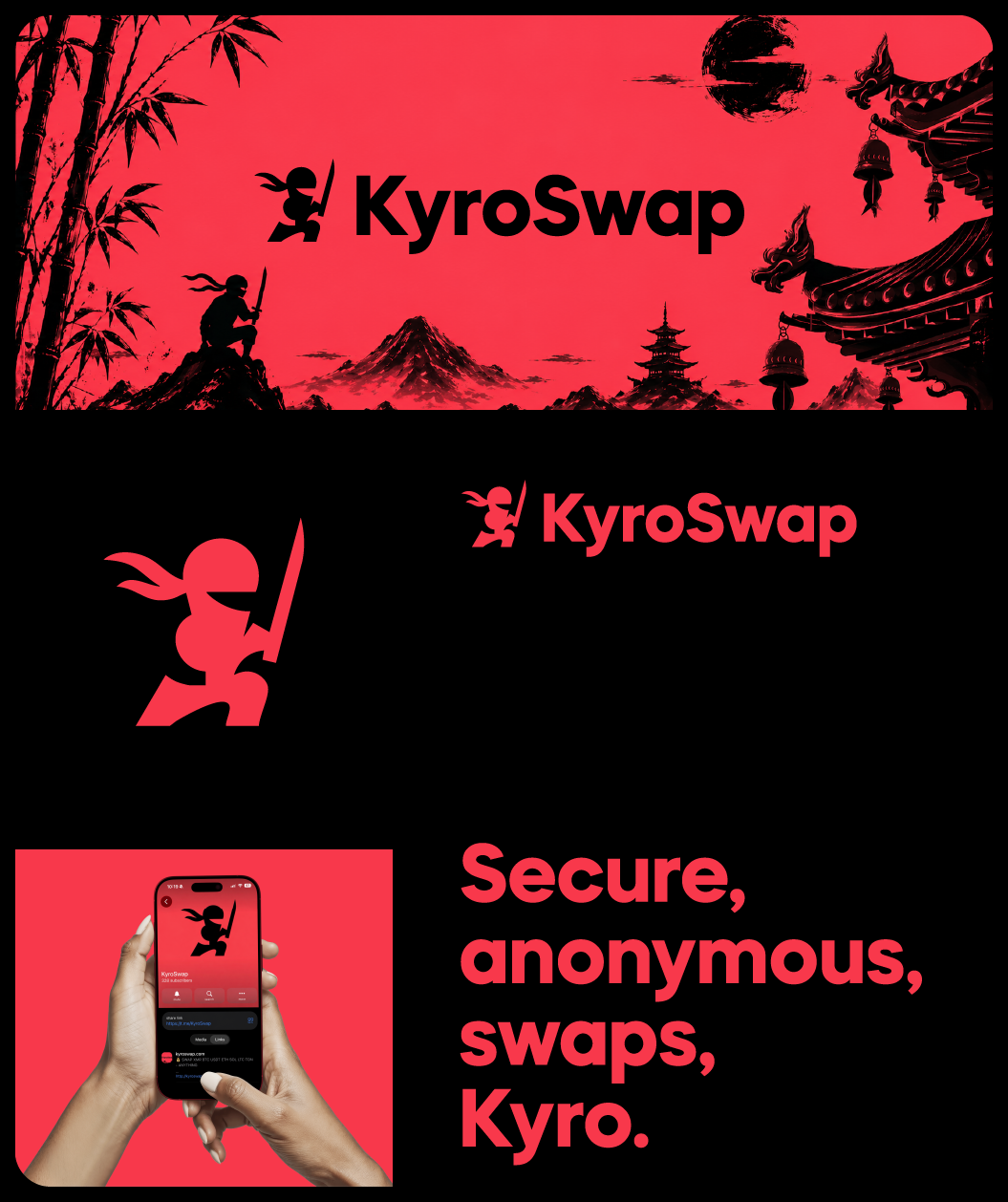 KyroSwap — Brand identity