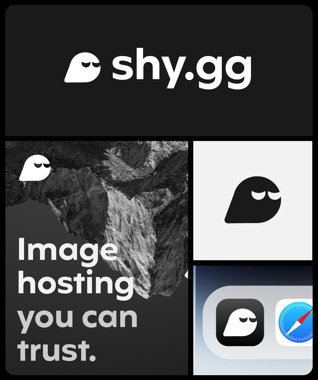 shy.gg — Brand identity
